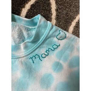 Mama Sweatshirt Custom Hand Made Size S